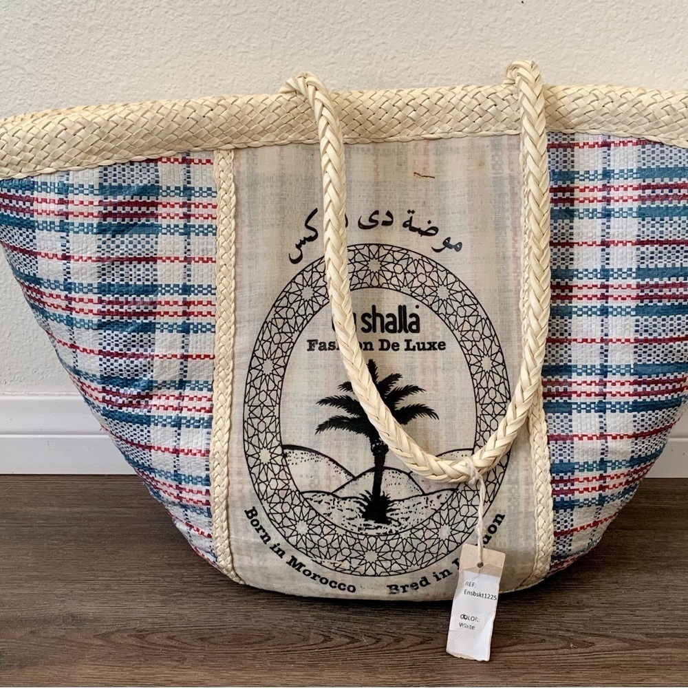NWT Designer En Shalla Beaded Nautical Bag 12/20 Inch - Picture 11 of 14